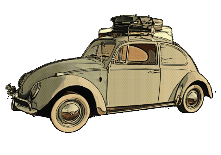 Vintage VW beetle